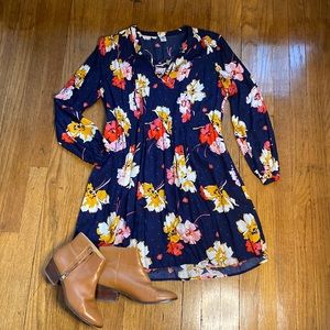 Back-to-school floral dress 📚📝